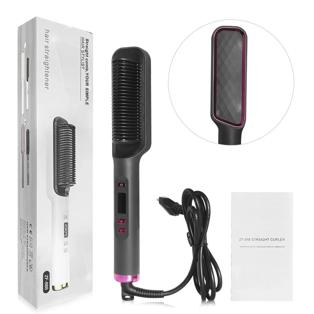 Electric Hair Straightener Comb