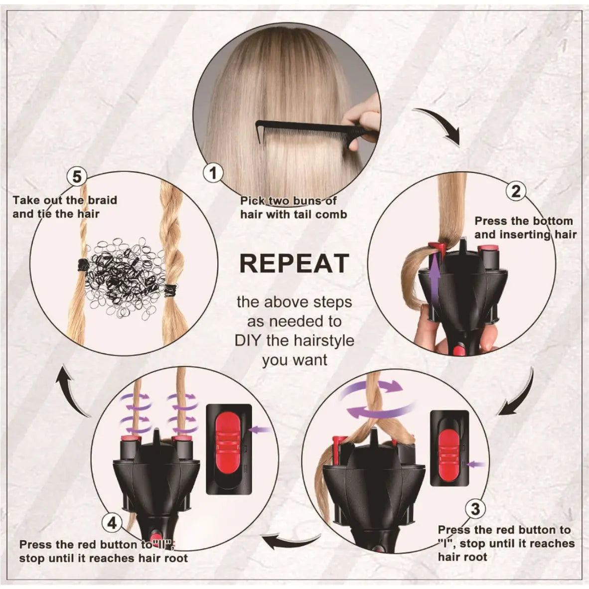 Automatic Hair Braider Machine