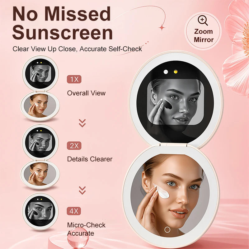 Smart Sunscreen Makeup Mirror