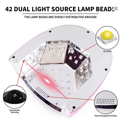 Nail Lamp with Mirror