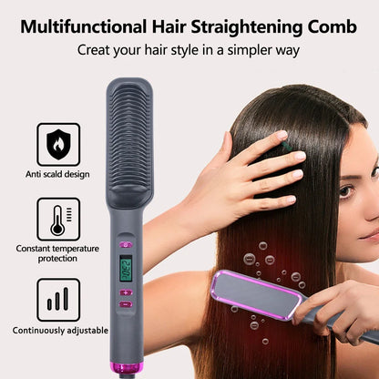 Electric Hair Straightener Comb