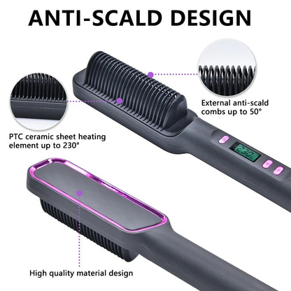 Electric Hair Straightener Comb