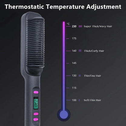 Electric Hair Straightener Comb