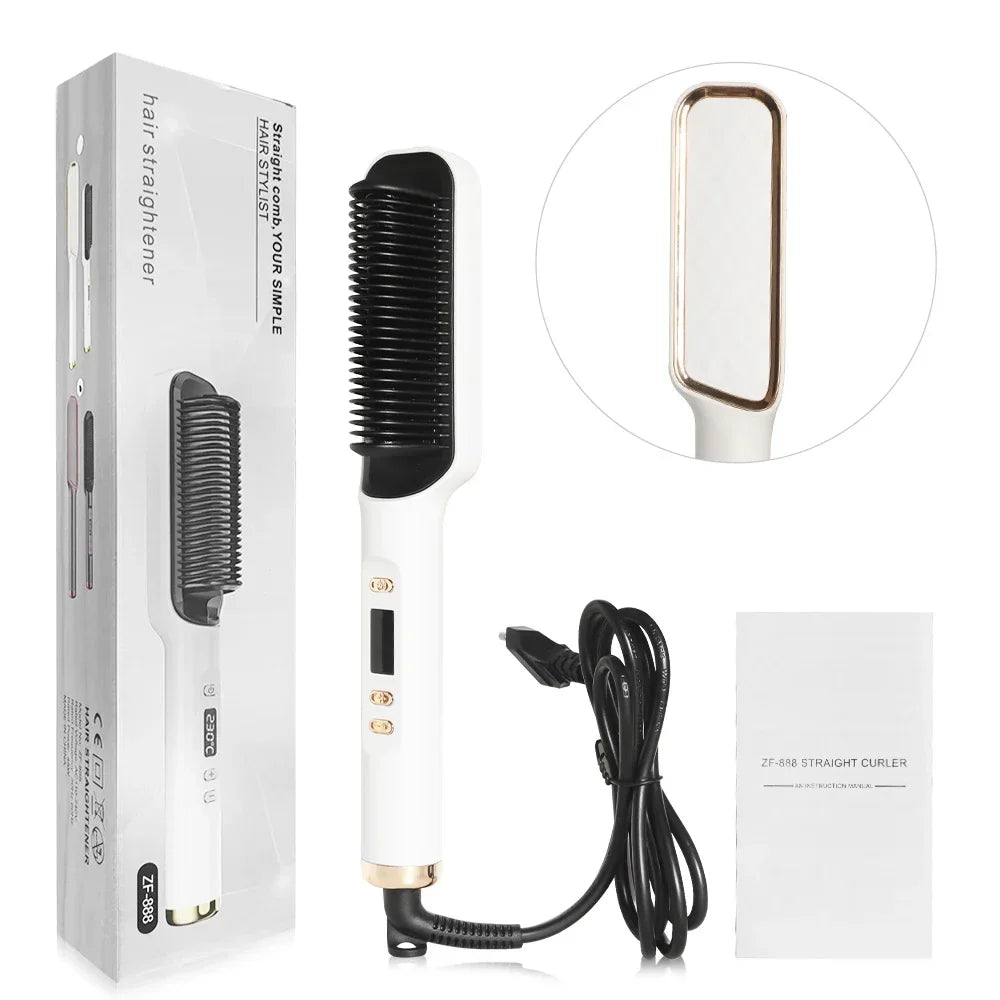 Electric Hair Straightener Comb
